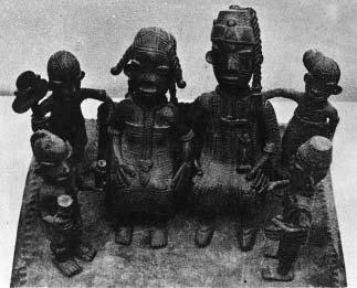 Osun and Brass 103 8.1 Brass group likely for Osun (18 27 cm). All photos in this chapter by C. O. Adepegba, reprinted from his Yoruba Metal Sculpture.