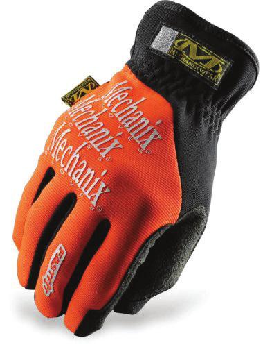 Size Glove, Foam Nitrile Hi-Vis Orange Glove, Foam Nitrile Hi-Vis Orange Glove, Foam Nitrile Hi-Vis Orange ORRFH7508 ORRFH7509 ORRFH75010 Mechanix Wear Mechanics Gloves Easy On/Off Cuff FastFit With