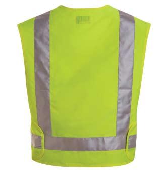 100% polyester Home wash Style Color Size VYV6YE YELLOW/GREEN S-3XL POLICE HS3337» breakaway vest 360 degree visibility