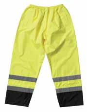 Yellow, two-tone tape Ripstop Reinforced Overpant /ISEA 107 E Waterproof ripstop polyester with
