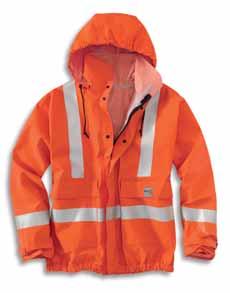 and breathable Vislon zipper front closure with Nomex FR zipper tape Two lower-front welt pockets Carhartt FR and NFPA 2112/ labels sewn on left-front Meets the performance requirements of NFPA 70E