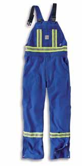 INSEAM WAIST 24 26 28 30 32 34 36 38 40 42 44 46 48 50 52 54 56 58 60 28 30 32 34 36 Extended Sizes Order Style #102088 Flame-Resistant Duck Coverall / Quilt-Lined 101620 HRC 4 54.