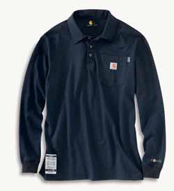 Flame-Resistant Force Cotton Long-Sleeve Polo 100238 8.9 ORIGINAL FIT 6.