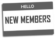 WELCOME NEW MEMBERS No new members in November *********************************************************************************** (Dates are subject to change) New events