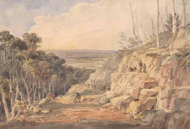 John Palmer John Palmer joined the Navy as a captain s servant when he was only eight years old. This painting shows John Palmer s property at Woolloomooloo.