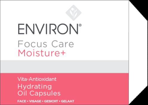 FOCUS CARE MOISTURE+ TARGET AREAS AND PRODUCT PROFILES Vita-Antioxidant Hydrating Oil Capsules 1 Application steps Pre-cleanse, cleanse