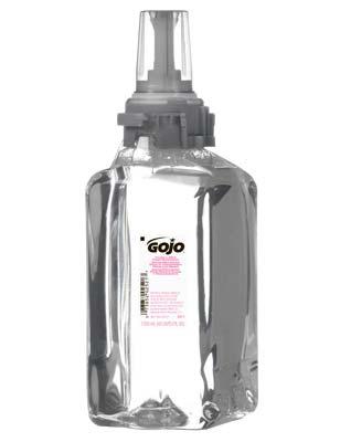 CS0800 = Part Number Foam Soap Refill = Common Name GOJO Clear & Mild Foam Handwash = MSDS Name U sed for: