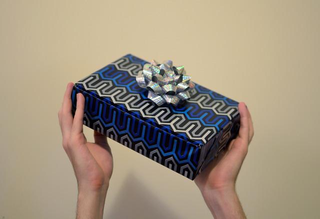 Wrap and Give Place in a prominent spot and mark "do not open" for maximum curiousity!