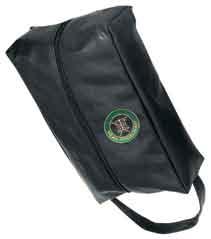 Tournament Gifts Golf Amenity Pouch Plush lining with a satin finish clip.