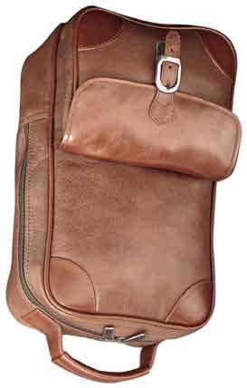 Two front saddlebag pockets highlight this popular duffel bag.