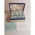 Silver proof coin commemoration of the 10th anniversary of the bank of Sierra Leone 169.