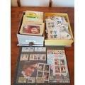 Qty of cigarette card albums