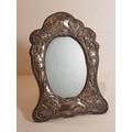 81. Ornate HM silver photo frame approx. 8" x 6" 89. HM Silver dish engraved 112.4g 82.
