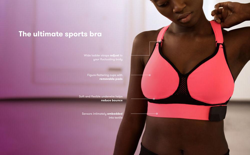 The OMbra is a smart sports bra launched by Canadian company OMsignal.