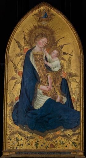 The Shimmer of Gold: Giovanni di Paolo in Renaissance Siena ~ The Branchini Altarpiece October 11, 2016 January 8, 2017 The Branchini Madonna, 1427, Giovanni di Paolo (Italian, about 1403 1482).