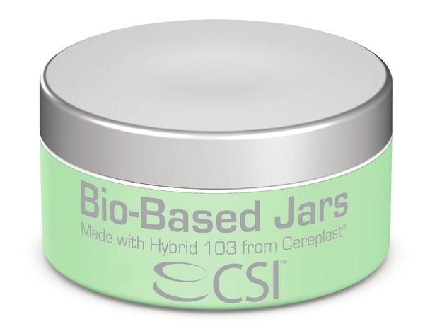Bio-Based Jars & Caps Eco-Friendly Packaging Lowest Carbon Footprint 2oz In-Mold Frosted Straight Base Jars Caps size 58mm 89mm capacity 2oz 4oz 8oz