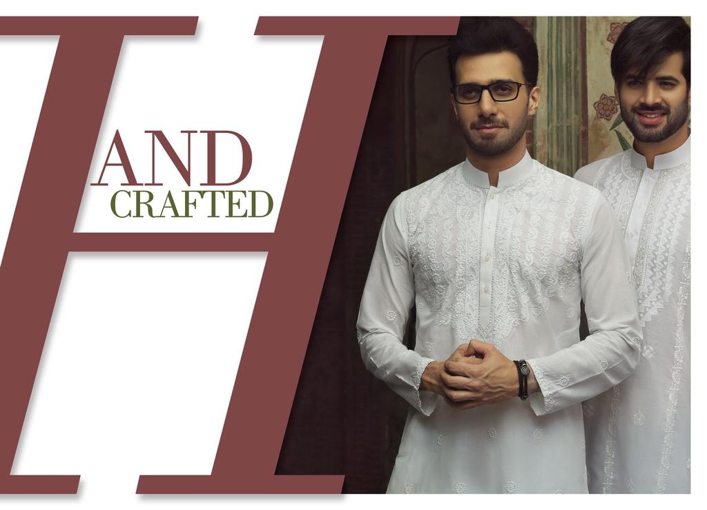 Feel like royalty in our exclusive embroidered kurtas, handcrafted by Pakistani rural cottage industries.