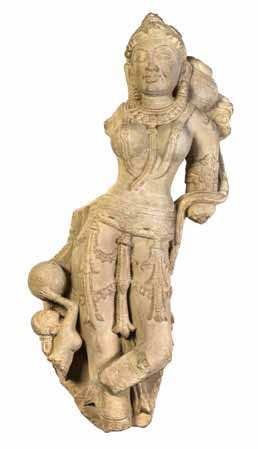 Rajasthan 10TH-11TH CENTURY A.D. Height 32 1/2 inches.
