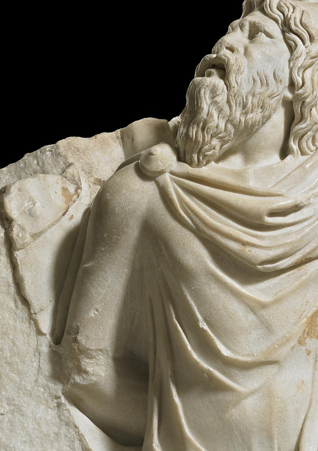 Marble sculpture of a barbarian captive the