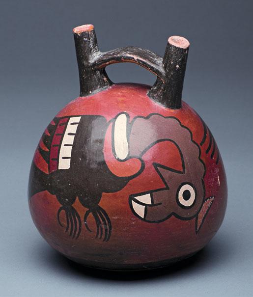 Condor Southern Coast, Nazca Early Intermediate Period 1 700 CE 16.4 x 14.3 x 14.2 cm Collection of Sam Olden Courtesy of Mississippi Museum of Art L0024.