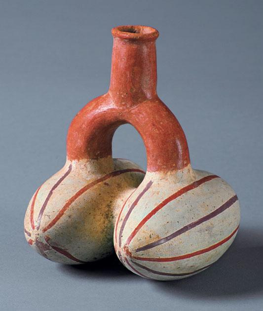Pepinos Northern Coast Moche II 100 200 CE 13.2 x 9.6 x 10.2 cm Collection of Mississippi Museum of Art Gift of Sam Olden 1990.