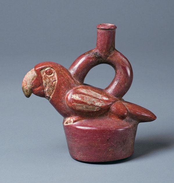 Parrot Northern Coast Moche I 50 100 CE 18.3 x 7.8 x 16.9 cm Collection of Mississippi Museum of Art Gift of Sam Olden 1994.