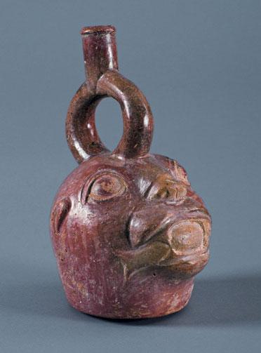 Head of Sea Lion Northern Coast Moche I 50 100 CE 18.5 x 9 x 12.3 cm Collection of Mississippi Museum of Art Gift of Sam Olden 1992.