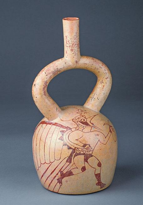 Fineline Runners Northern Coast Moche IV 450 550 CE 27.2 x 14.1 x 13.8 cm Collection of Sam Olden Courtesy of Mississippi Museum of Art L0091.