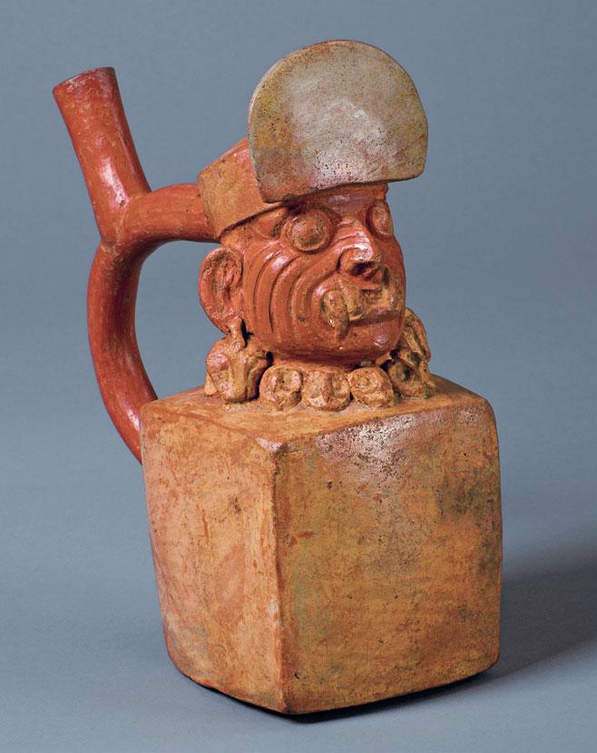 Shaman Northern Coast Moche IV 450 550 CE 24.5 x 10.3 x 18.4 cm Collection of Mississippi Museum of Art Gift of Sam Olden 1994.