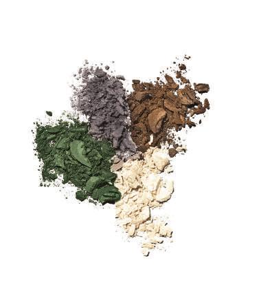 SEASONAL SWAPS 1 2 3 4 Reach for rich shades, such as deep green, navy or purple, and apply them as a wash of colour or smudged along upper lashlines.