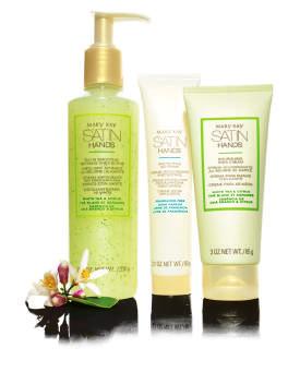 by massaging in Satin Hands Protecting Softener.