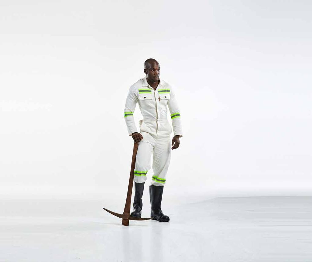 J54-RT BOILERSUIT mining SPEC UB RD YL RB 6 pocket artisan boilersuit 50mm Lime silver lime reflective tape around arms, legs, strips above breast pocket and cross on the back Concealed NG5 metal