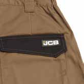 pockets double stitched Kneepad pocket and hem reinforced with hard wearing