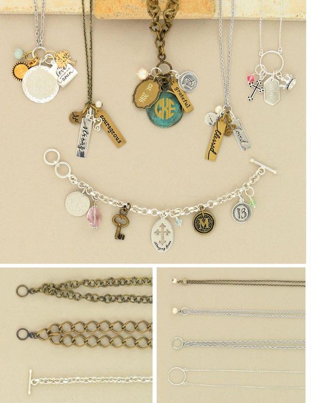 JB0216 $24 Round Link Charm Bracelet 7 ½-8 Silver Plated. Charms sold separately.