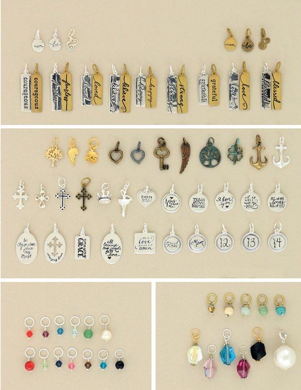 affirmation charms COLLECTION JC0136-(specify number) $12 Silvertone Charm JC0137-(specify number) $12 Antique Gold Charm -15-16 -17-15 -16-17 -02-03 -04-05 -06-08 -10-11 -12 **14K Gold plated