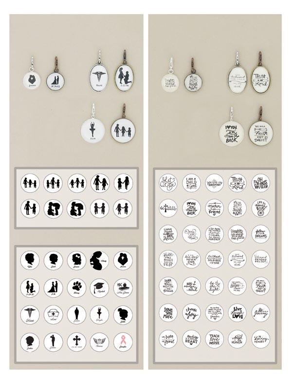 silhouettes written FROM THE heart JC0069 $22 JC0072 $22 JC0071 $25 JC0074 $25 JC0120 $22 JC0121 $22 JC0124 $25 JC0125 $25 Choose your charm style, then select your graphic from the options below.