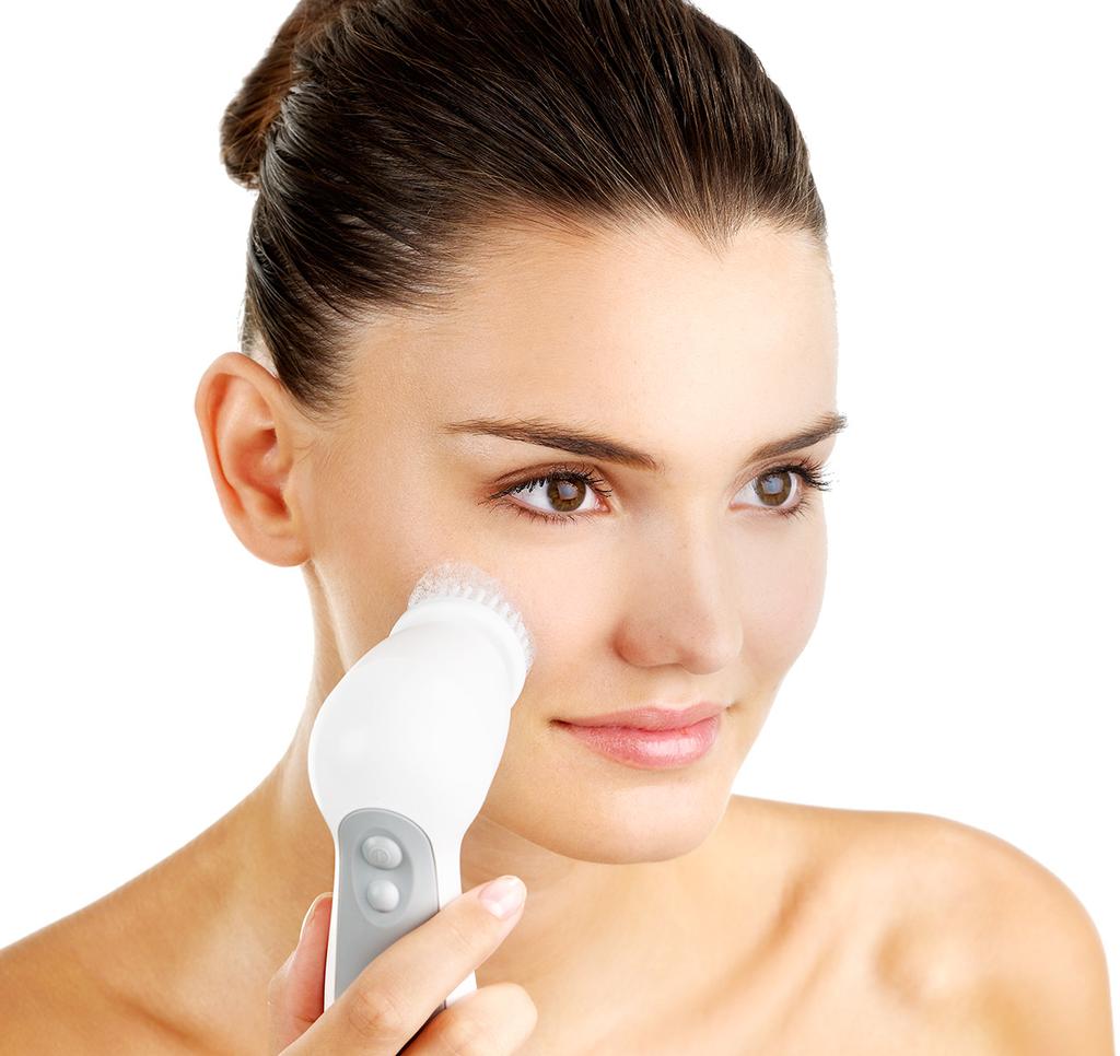 Complement your beauty routine with six times better facial cleansing The special Braun facial brush
