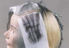 hair, while tone on tone covers all of the gray hair utilizing two different colors.