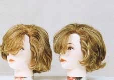 5 The two techniques are illustrated on mannequins with the same length and color of hair.