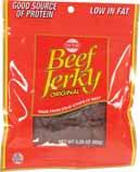 oz. Hytop Beef Jerky, 3.25 oz.
