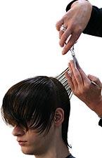 You want to take off the barest minimum of hair when you are cross-checking. If you find you are taking off a lot of hair, you did not cut the hair at the correct angle in the first place.