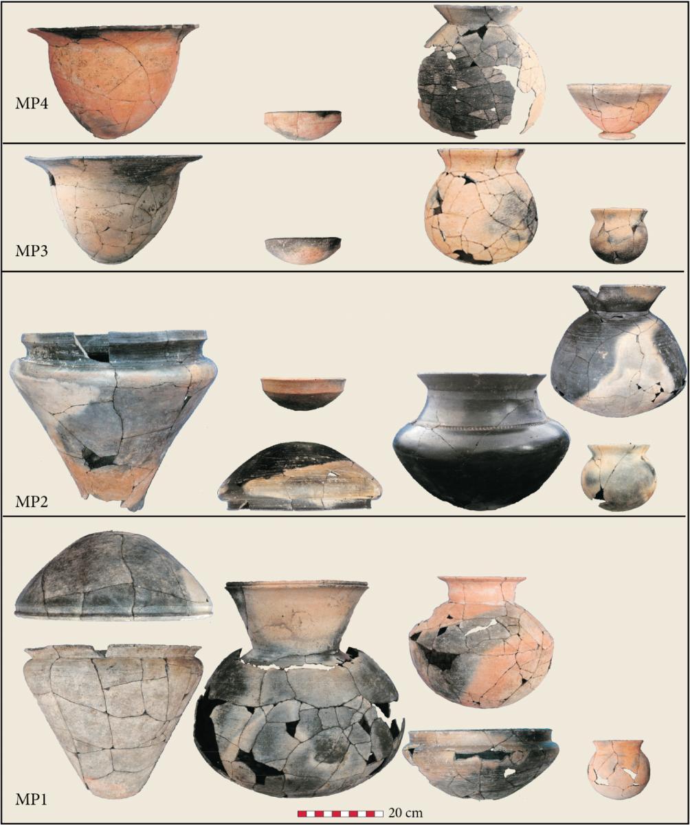 JOURNAL OF INDO-PACIFIC ARCHAEOLOGY 4 (4) Figure 9: Ceramic vessels from infant burials. -od at Non Ban Jak following the discovery of one in a kiln in the eastern mound excavation.