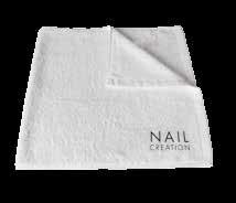 Towel Nail Creation White towel with Nail