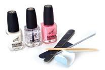 KITS & GIFTPACKS 14016 American Manicure Kit Includes: 3 x French Polishes Black