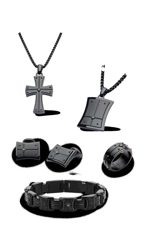 BLACK ARMOR The strong lines and regal appeal of the Black Armor Collection will make it an instant badge of masculinity.