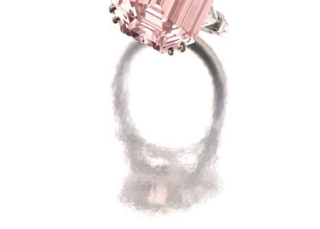 This superb stone, mounted as a ring, has been graded fancy intense pink, natural colour and VS1 clarity by the Gemological Institute of America (GIA).