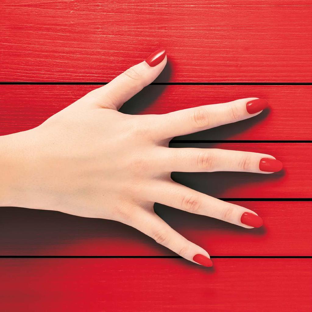 NAILTRENDMAGAZIN 2018 SUMMER Neon Red Neon red is lively and vibrant, dazzling and rampant, the favourite of summer of 2018. Fresh and hot, it will be one of the favorite of your guests.