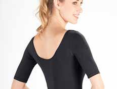 Low scoop neckline without
