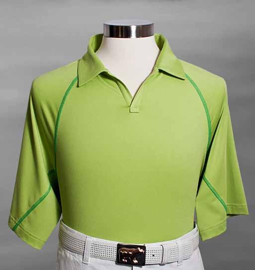 101331 Raglan Sleeve Coverstitch Polo Jack Nicklaus Performance 18 shirt is made of the finest fabric incorporating UV protection and