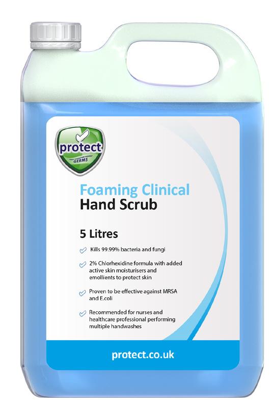 coli Recommended for nurses and healthcare professional performing multiple handwashes Formulated using powerful biocides with moisturisers and skin emollients to protect hands from cross